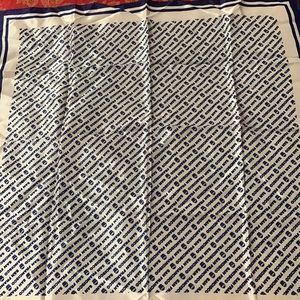 Vintage SNCO 1981 polyester square scarf San Francisco 26”
